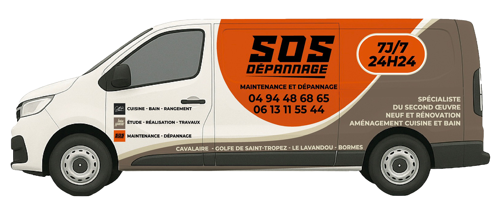 Véhicule SOS Dépannage 7/7 24H24